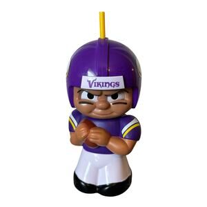 Party Animal Teenymates Minnesota Vikings Big Sip Water Bottle 16oz Collectible
